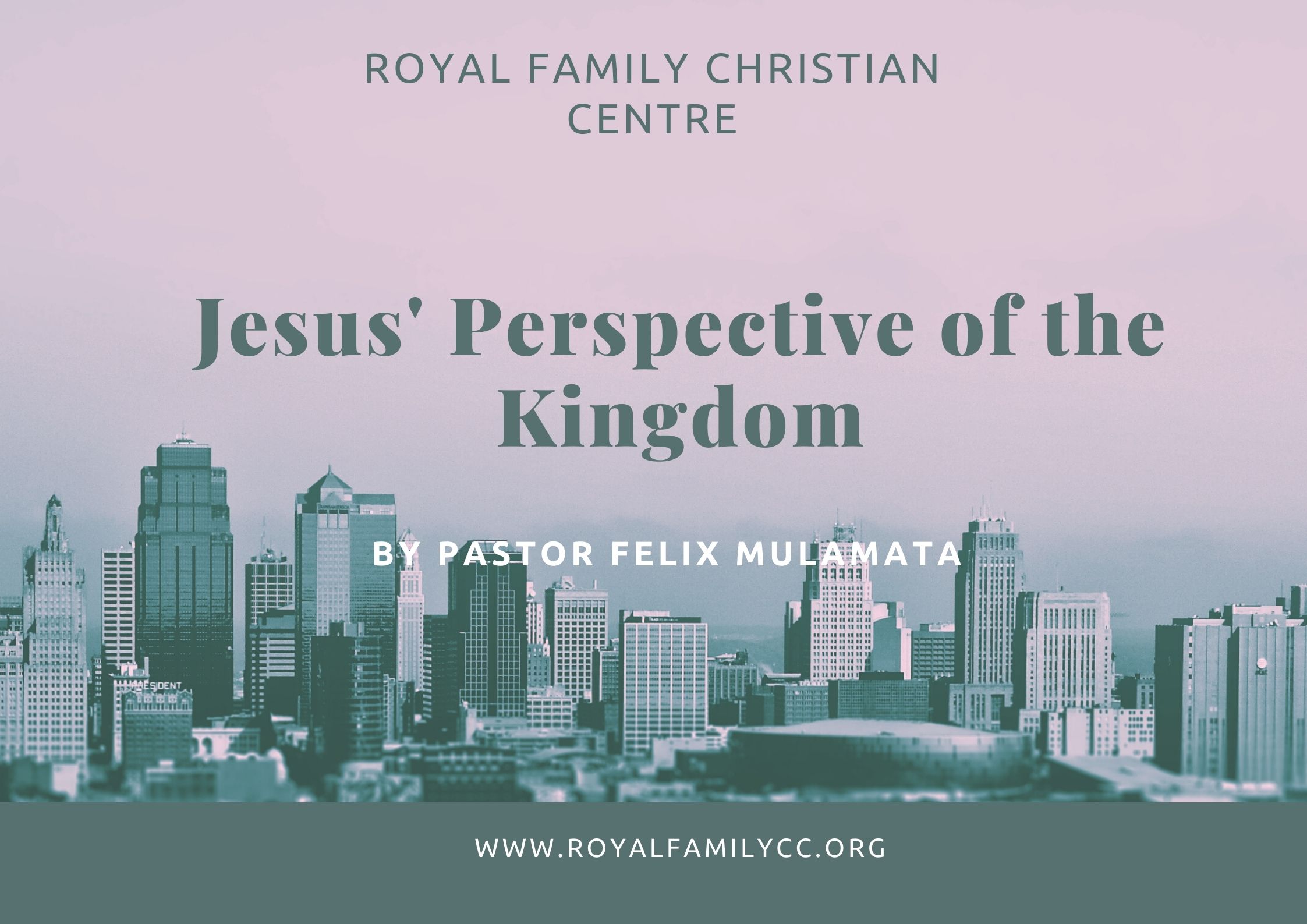 Jesus' Perspective of the Kingdom