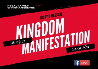 Kingdom Manifestation pt 1